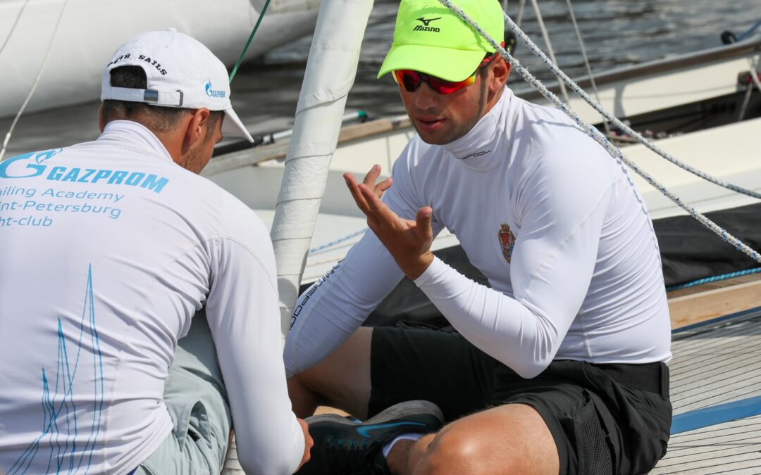 Даниил Банаян, шкотовый в команде RUS 3: «Во второй гоночный день мы знатно упахались»!